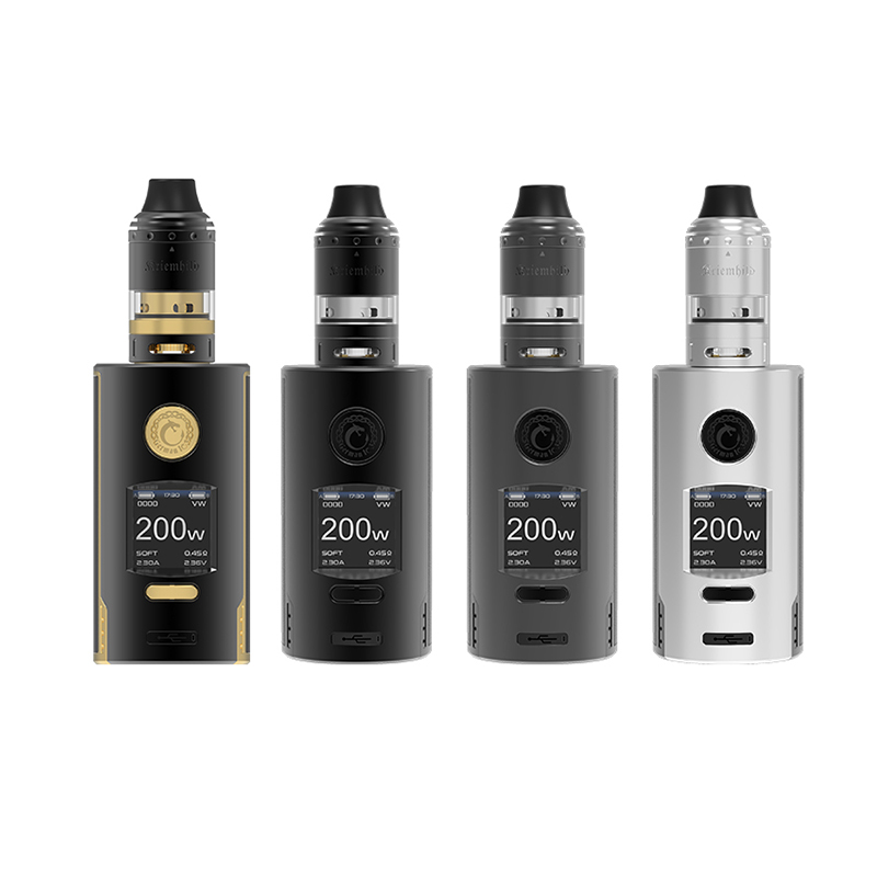 Vapefly Kriemhild 200W Starter Kit Powered by 18650 Battery and 5ml Capacity Tank with 0.2ohm/0.15ohm Mesh Coil Original
Vapefly Kriemhild 200W Starter Kit Powered by 18650 Battery and 5ml Capacity Tank with 0.2ohm/0.15ohm Mesh Coil Original