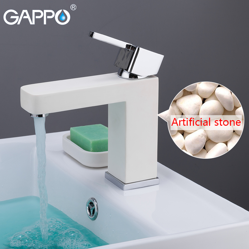 GAPPO Basin Faucets waterfall faucet deck mount white basin mixer Artificial Stone faucet taps bathroom torneira mixer tap
GAPPO Basin Faucets waterfall faucet deck mount white basin mixer Artificial Stone faucet taps bathroom torneira mixer tap