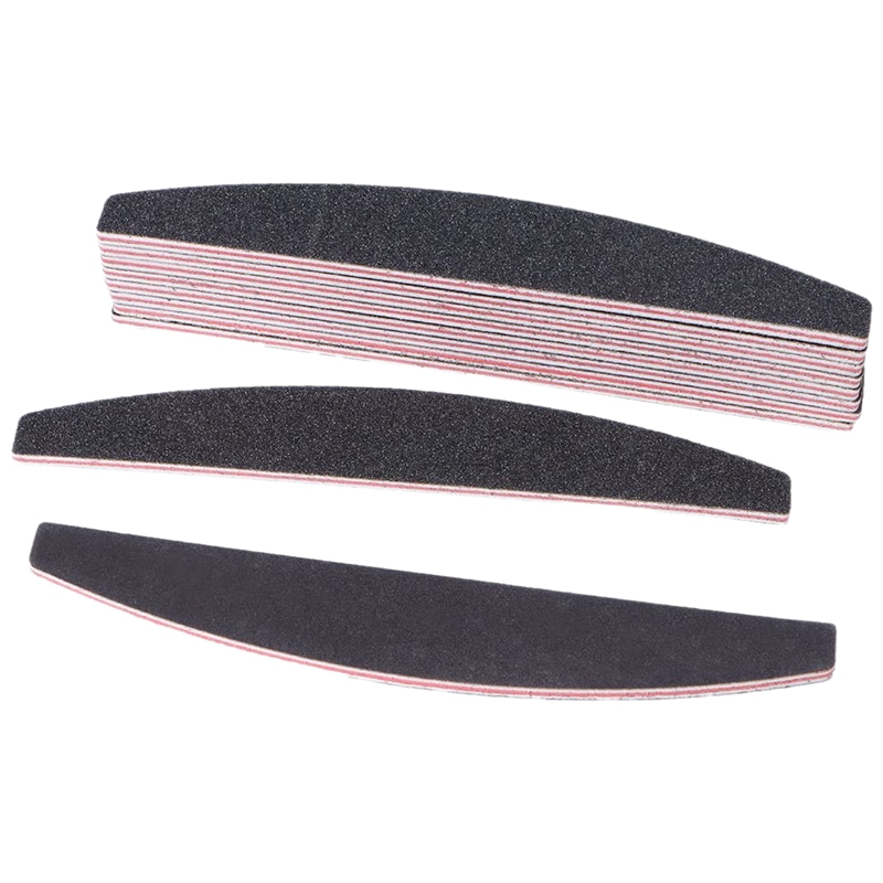 50PCS 100/180 Grit Nail Art Files Double Side Comb Curved Shape Nail Files Sanding Half Moon File for Salon
50PCS 100/180 Grit Nail Art Files Double Side Comb Curved Shape Nail Files Sanding Half Moon File for Salon