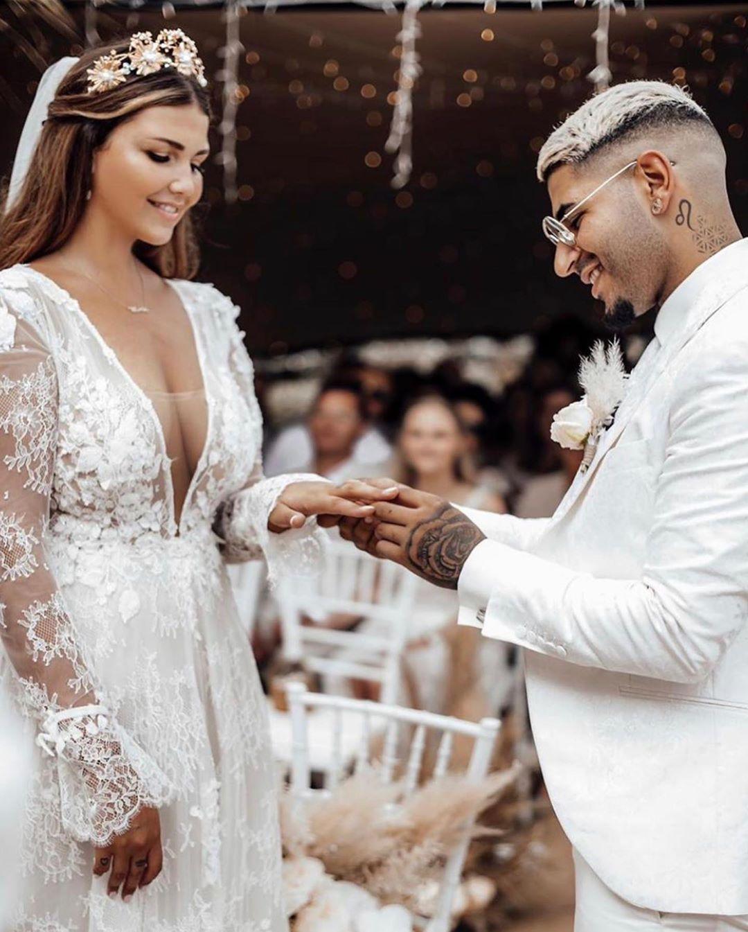 Plus Size Country Wedding Dresses 2020 Long Sleeves V Neck Lace Bridal Gowns A Line vestido de novia