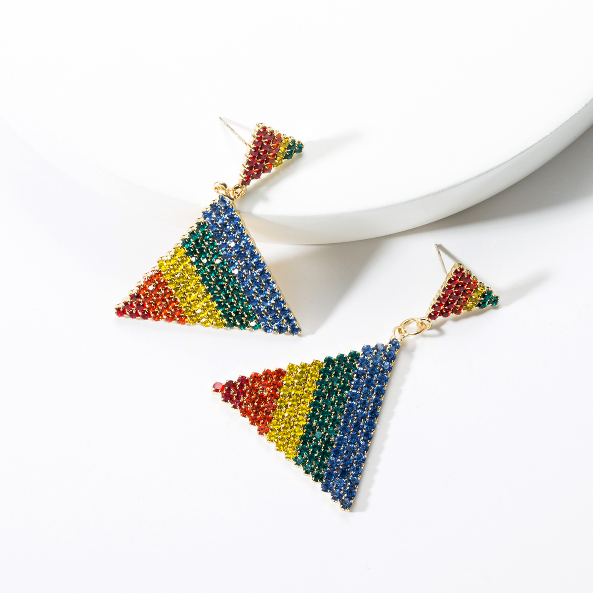 Exaggerated S925 silver needle acrylic diamond colored diamond earrings female love five-pointed star internet red ear accessories
Exaggerated S925 silver needle acrylic diamond colored diamond earrings female love five-pointed star internet red ear accessories