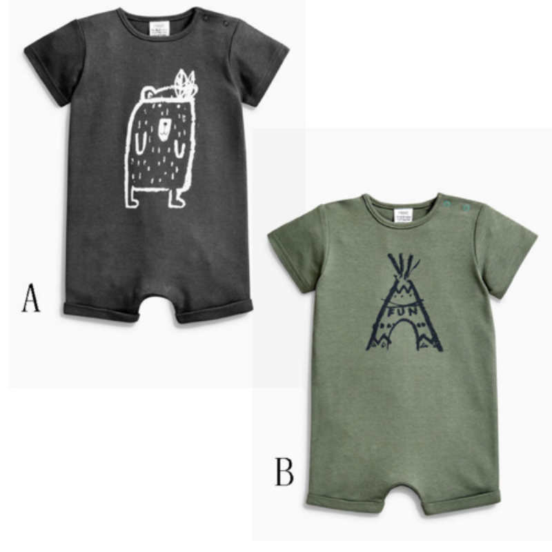 Newborn Baby Romper Soft Cotton Baby Clothes Print Dark grey green color Infant Toddler Clothing jumpsuits
Newborn Baby Romper Soft Cotton Baby Clothes Print Dark grey green color Infant Toddler Clothing jumpsuits