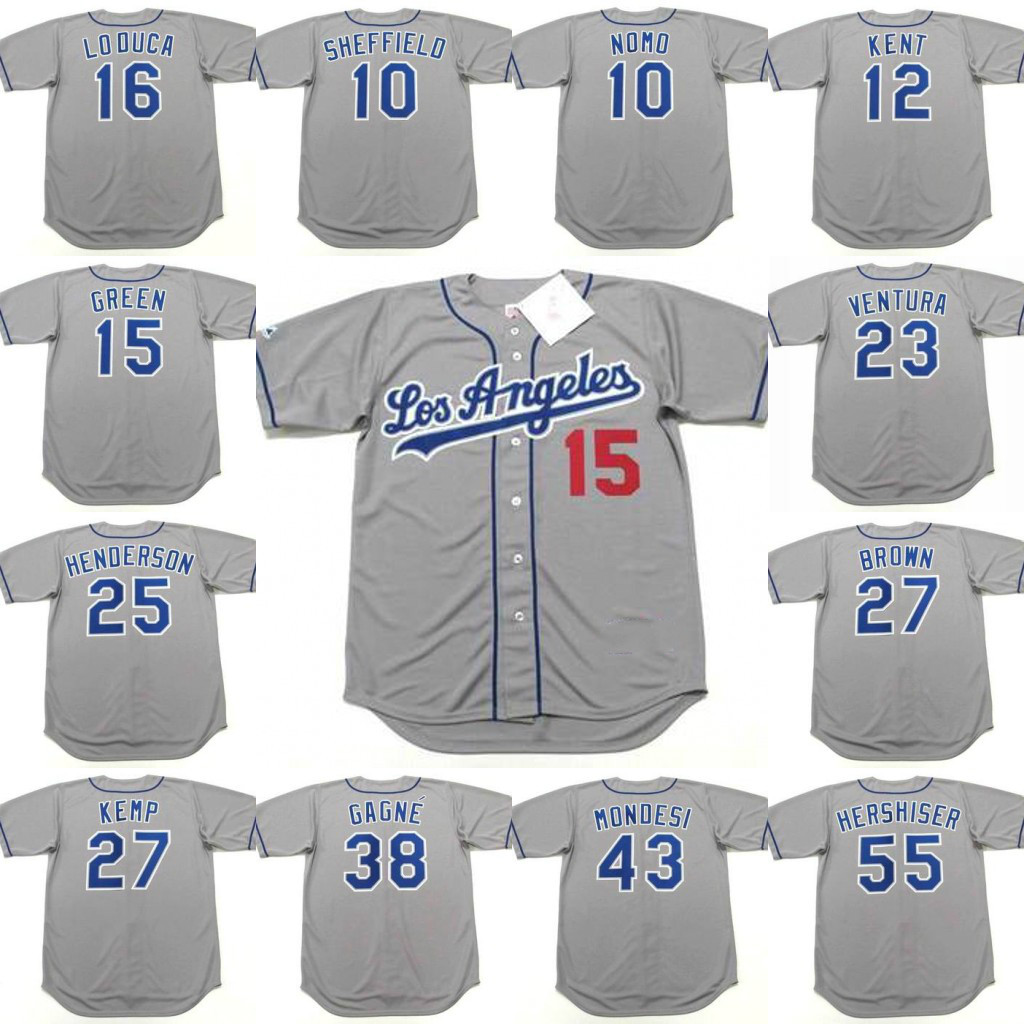 Los Angeles 25 RICKEY HENDERSON 27 KEVIN BROWN 27 MATT KEMP 38 ERIC GAGNE 43 RAUL MONDESI 55 OREL HERSHISER baseball jersey stitched
Los Angeles 25 RICKEY HENDERSON 27 KEVIN BROWN 27 MATT KEMP 38 ERIC GAGNE 43 RAUL MONDESI 55 OREL HERSHISER baseball jersey stitched