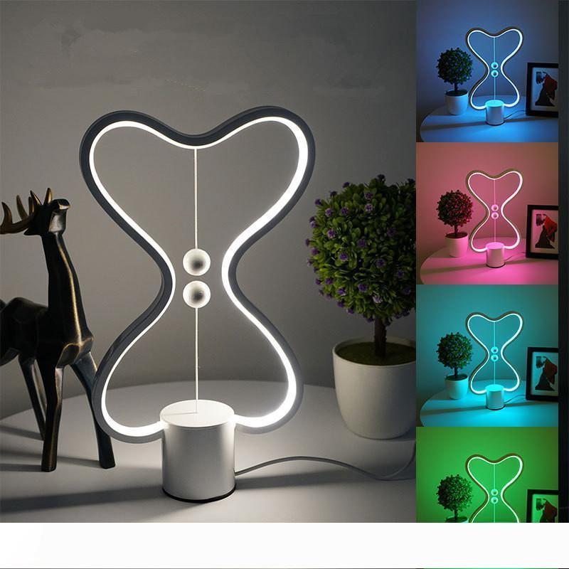 Balance LED Table Lamp Smart Lampara Magnetic Mid-air Switch USB Creative Bedroom Bedside Night Light Double Heart Colorful Gift
Balance LED Table Lamp Smart Lampara Magnetic Mid-air Switch USB Creative Bedroom Bedside Night Light Double Heart Colorful Gift