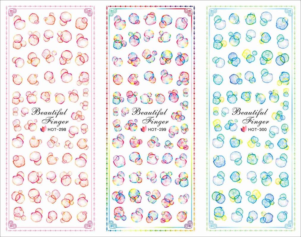 3 Sheet/Lot Round Dot Series Bubble Flower Large Sheet Water Transfer Sticker For DIY Nail Art Decal Hot Series, 010a-012a
3 Sheet/Lot Round Dot Series Bubble Flower Large Sheet Water Transfer Sticker For DIY Nail Art Decal Hot Series, 010a-012a