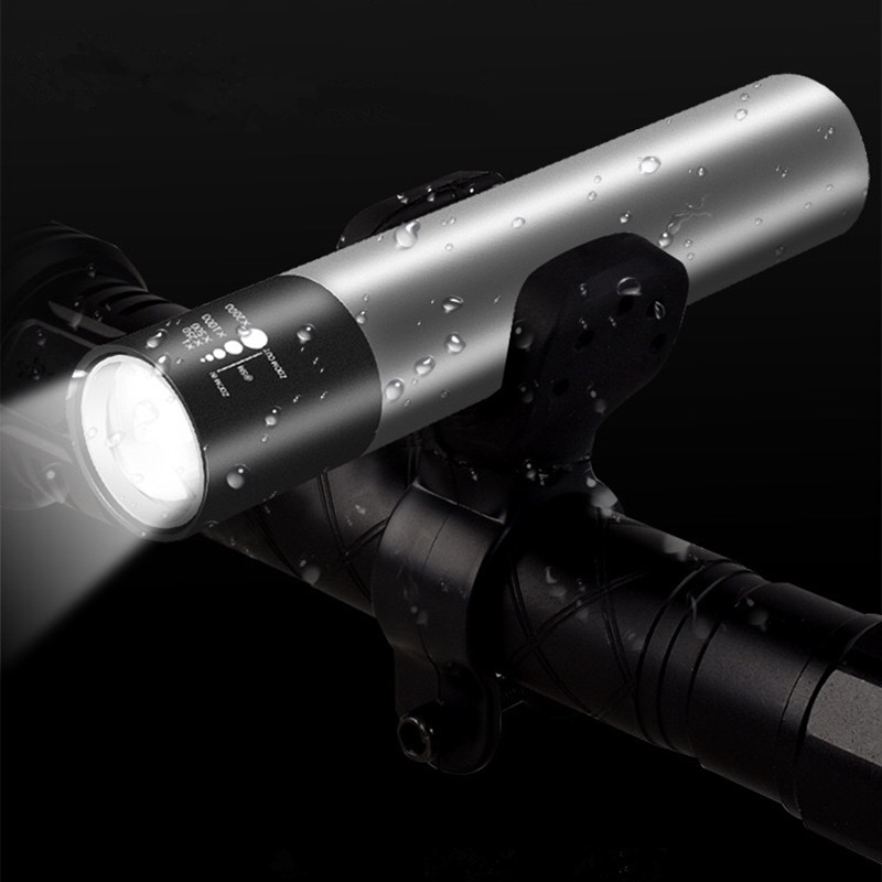 Flashlights Torches USB Rechargeable Zoom XML-T6 LED Bicycle Lamp Light Torch + Built-in 1*18650 Battery
Flashlights Torches USB Rechargeable Zoom XML-T6 LED Bicycle Lamp Light Torch + Built-in 1*18650 Battery