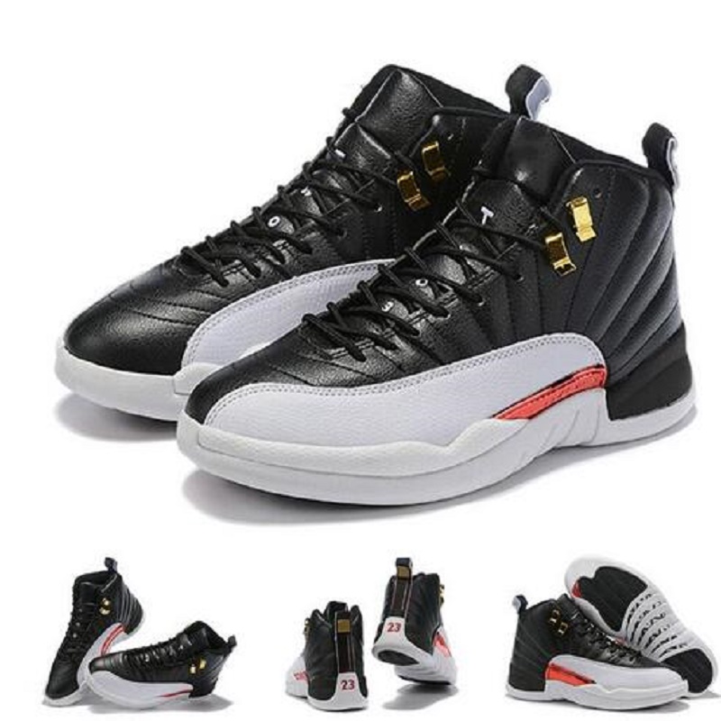 Pas cher PSNY x 12s chaussures pour hommes de basket-ball NYC blé Paris Bordeaux Milan hommes verts entraîneur espadrille 12 sport pointure 8-13
