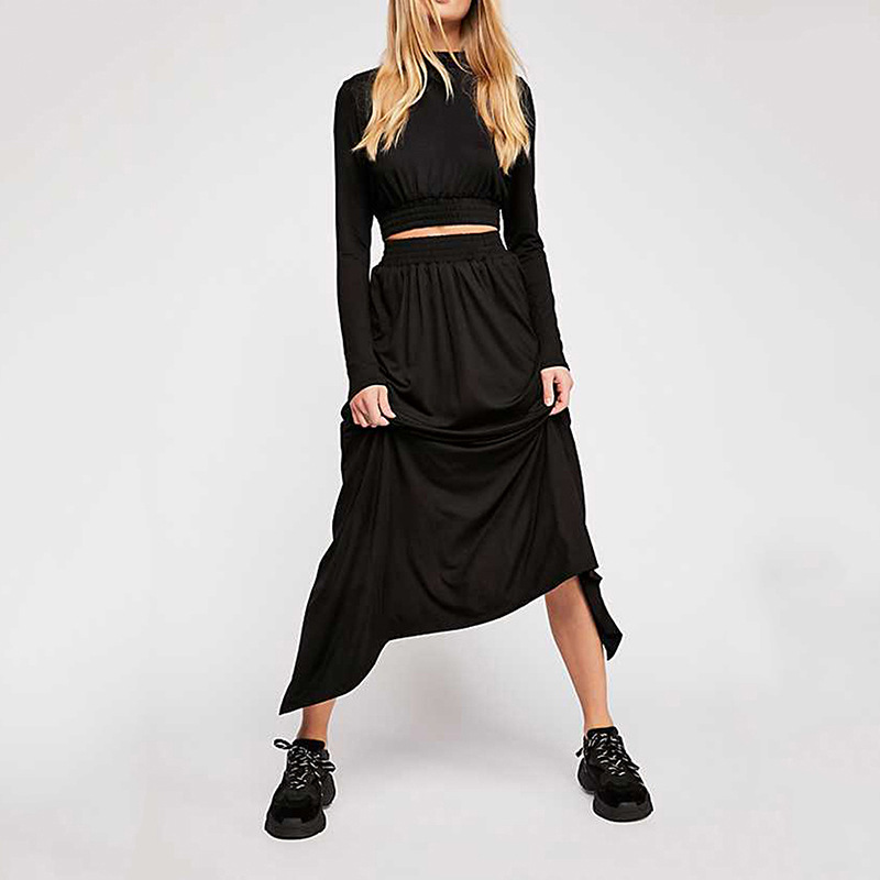 2020 autumn new Fashion Long-Sleeved round Neck black wine red zaraing women blouse and skirt suit set zanzeaing sheining skirt
2020 autumn new Fashion Long-Sleeved round Neck black wine red zaraing women blouse and skirt suit set zanzeaing sheining skirt