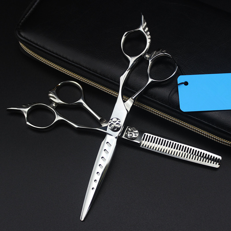 professional japan 440c steel 6 '' 7 holes cut hair scissors cutting barber makas haircut thinning shears hairdressing scissors
professional japan 440c steel 6 '' 7 holes cut hair scissors cutting barber makas haircut thinning shears hairdressing scissors