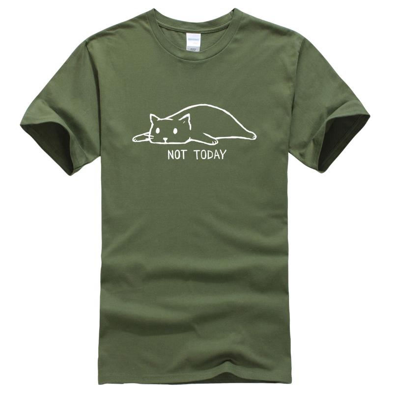 Not Today Men' T-Shirts Lazy Cat Men T Shirts 2020 Summer Fashion T-Shirt Male Hip Hop T Shirt funny Cotton Brand Tops Tee, Green 5
Not Today Men' T-Shirts Lazy Cat Men T Shirts 2020 Summer Fashion T-Shirt Male Hip Hop T Shirt funny Cotton Brand Tops Tee, Green 5