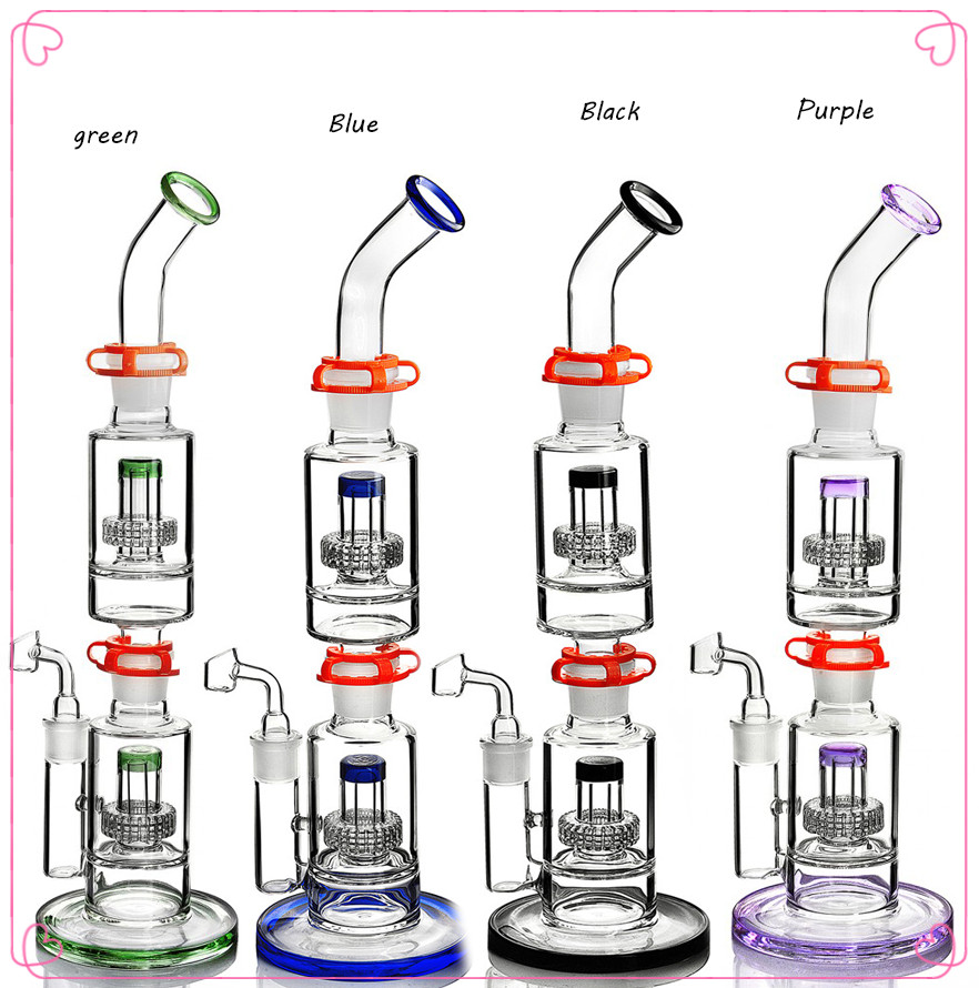 17.3 inches Hookahs Bulid A Bongs Thick Glass Water Pipes Purple Bong Bubbler Heady Dan Rigs Bubbler With 18mm Joint
17.3 inches Hookahs Bulid A Bongs Thick Glass Water Pipes Purple Bong Bubbler Heady Dan Rigs Bubbler With 18mm Joint