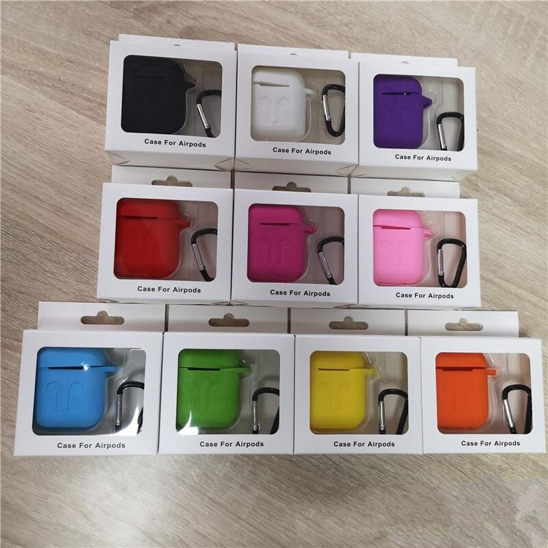 2 in 1 Apple Airpods Cases Silicone Soft Ultra Protector Airpod Cover Earpod Case Anti-drop With Hook Retail Box
2 in 1 Apple Airpods Cases Silicone Soft Ultra Protector Airpod Cover Earpod Case Anti-drop With Hook Retail Box