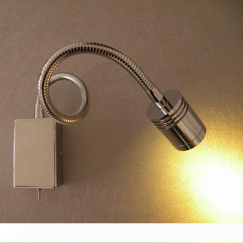 Topoch Gooseneck Reading Lamp Grooved Cylindrical Head Focusing Lens Built-in Driver 3W Integral LED Chrome Finish for Room Indoor RV Boats
Topoch Gooseneck Reading Lamp Grooved Cylindrical Head Focusing Lens Built-in Driver 3W Integral LED Chrome Finish for Room Indoor RV Boats
