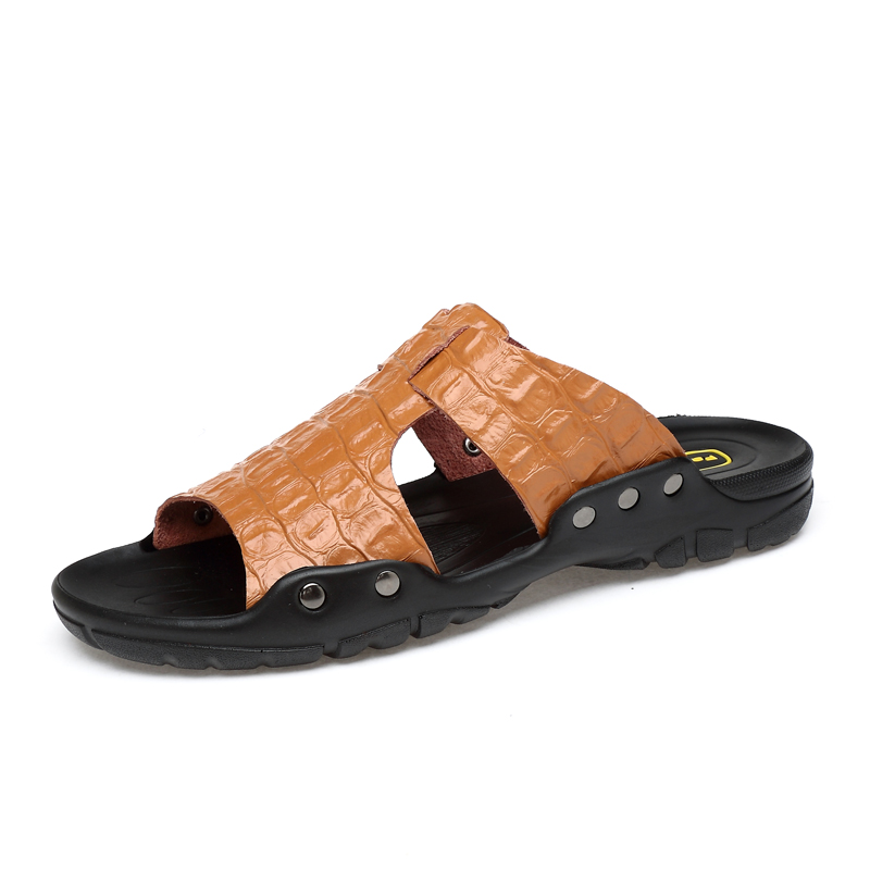 New Men's Slippers Summer Flat Man Shoes Breathable Beach Slippers Leather Flip Flops Mens Size 38-48, White
New Men's Slippers Summer Flat Man Shoes Breathable Beach Slippers Leather Flip Flops Mens Size 38-48, White