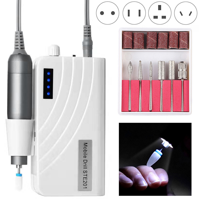 35000 RPM Electric Nail Drill Machine Rechargeable Portable Strong Nail Drill Set Manicure Pedicure Gel Remover Left Hand Tools
35000 RPM Electric Nail Drill Machine Rechargeable Portable Strong Nail Drill Set Manicure Pedicure Gel Remover Left Hand Tools