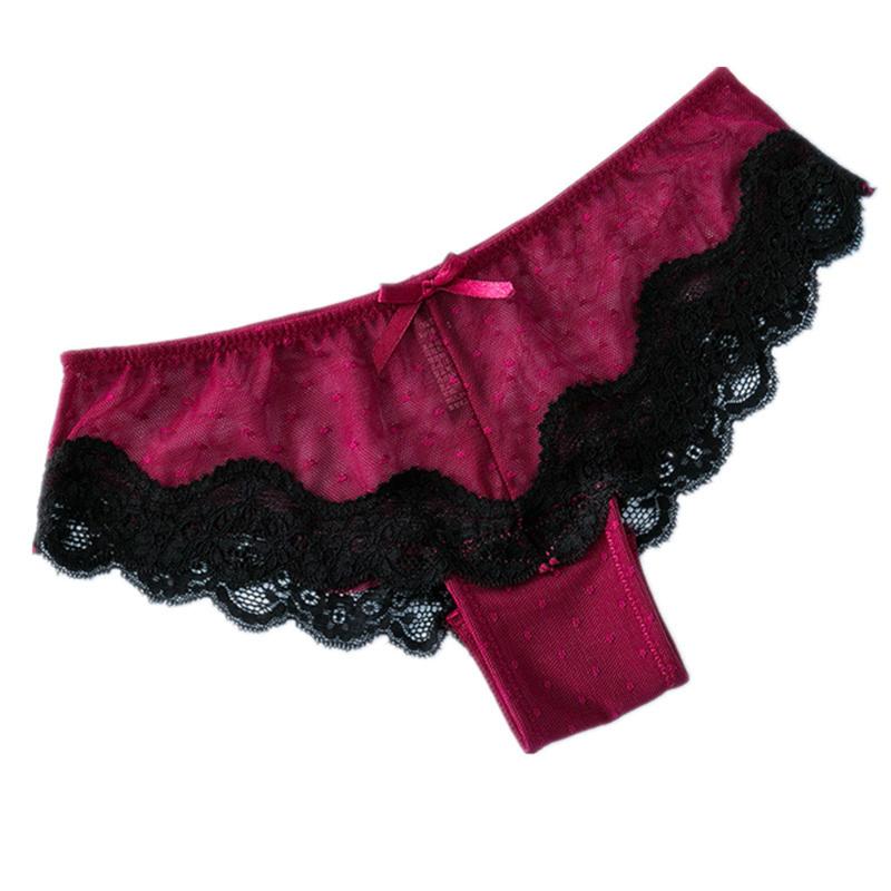 Summer new sexy lace ladies underwear low waist transparent comfortable briefs, Gray
Summer new sexy lace ladies underwear low waist transparent comfortable briefs, Gray