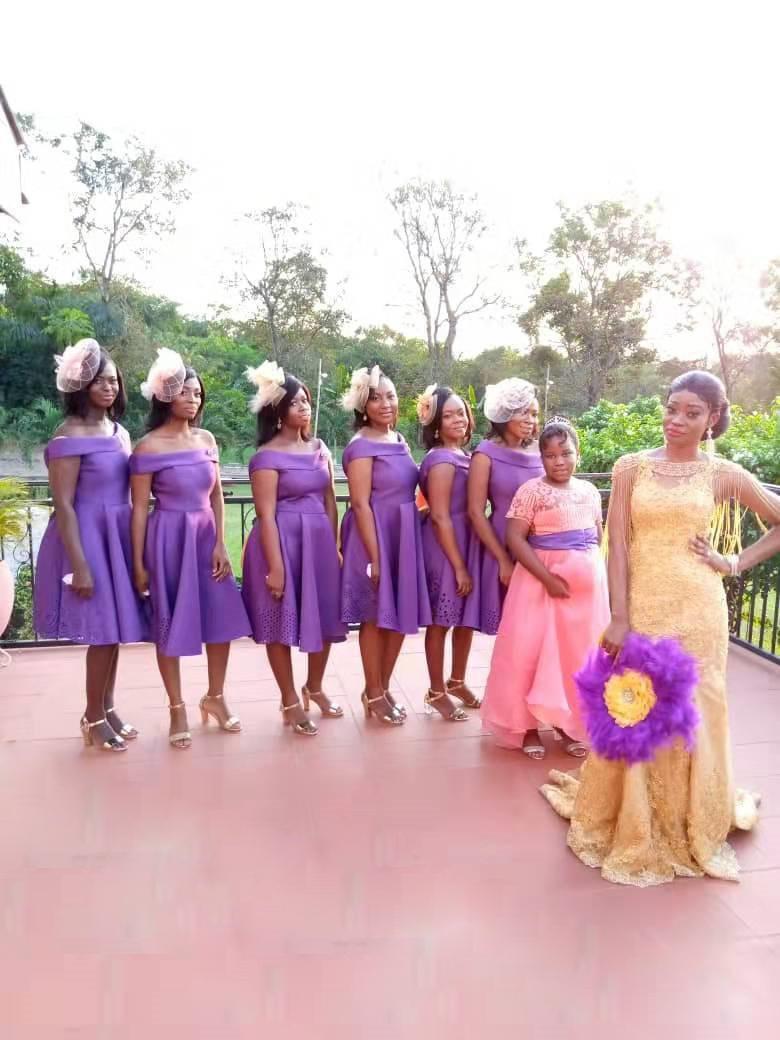 African Luxurious With Wrap Beading Crystal Woman Ballgown Small Tail Bridal Wedding Dress Customized Dresses B130 0510