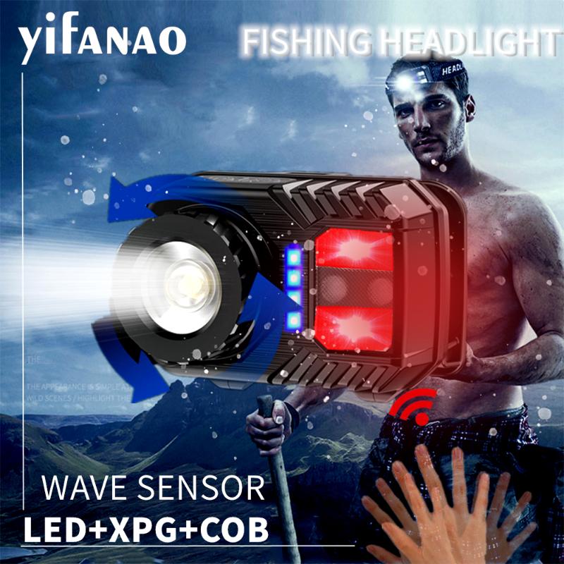 High Bright IR Sensor COB LED Fishing Headlamp Spotlight Zoom Torch Rechargeable Lantern IP65 Waterproof Portable searchlights
High Bright IR Sensor COB LED Fishing Headlamp Spotlight Zoom Torch Rechargeable Lantern IP65 Waterproof Portable searchlights
