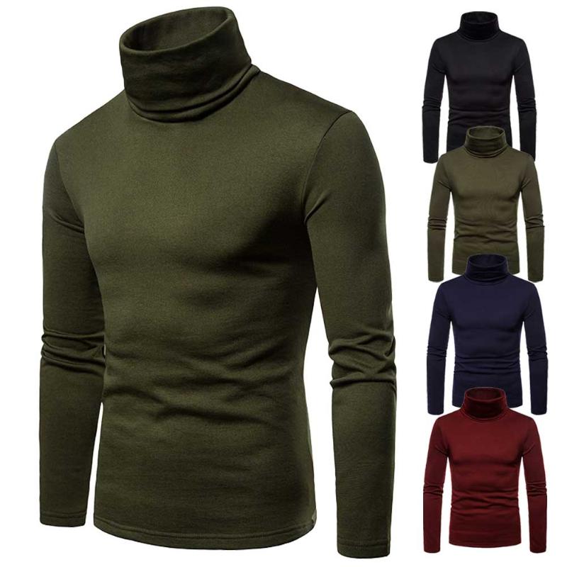 New Fashion Mens Roll Turtleneck Pullover Knitted Jumper Top Sweater Shirt Warm Coat, Black
New Fashion Mens Roll Turtleneck Pullover Knitted Jumper Top Sweater Shirt Warm Coat, Black