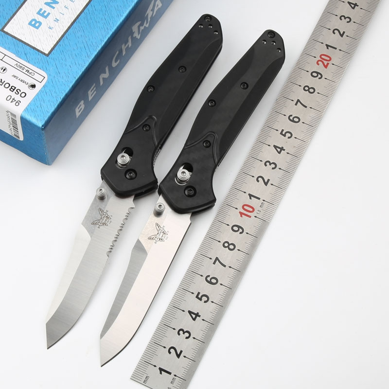New BENCHMADE BM 940 Carbon fibre Handle 60 HRC D2 steel blade Camping hunting Pocket Outdoor EDC Tool Folding knife
New BENCHMADE BM 940 Carbon fibre Handle 60 HRC D2 steel blade Camping hunting Pocket Outdoor EDC Tool Folding knife