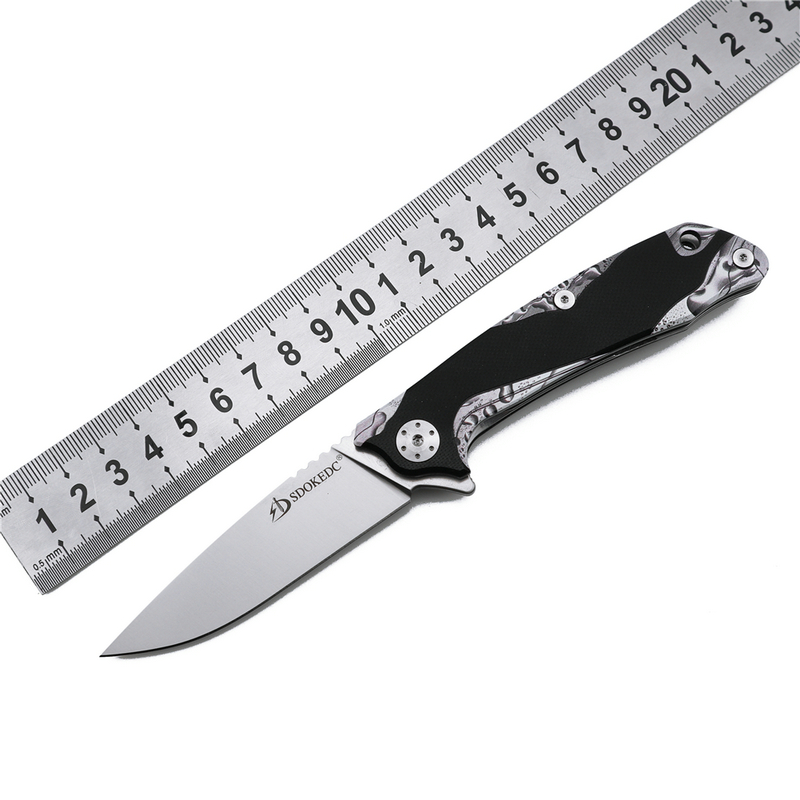 A1805 Tactical Folding Pocket Knife D2 Steel G10 Handle Ball Bearing Knive Hunting Survival Knives Outdoors Camping EDC pen Fishing Knifes
A1805 Tactical Folding Pocket Knife D2 Steel G10 Handle Ball Bearing Knive Hunting Survival Knives Outdoors Camping EDC pen Fishing Knifes
