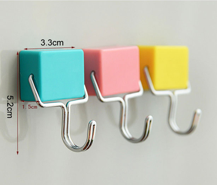 New Arrival, High quality Strong Magnetic key hooks refrigerator asingle metal + ABS plastic powerful magnets storage hooks
New Arrival, High quality Strong Magnetic key hooks refrigerator asingle metal + ABS plastic powerful magnets storage hooks