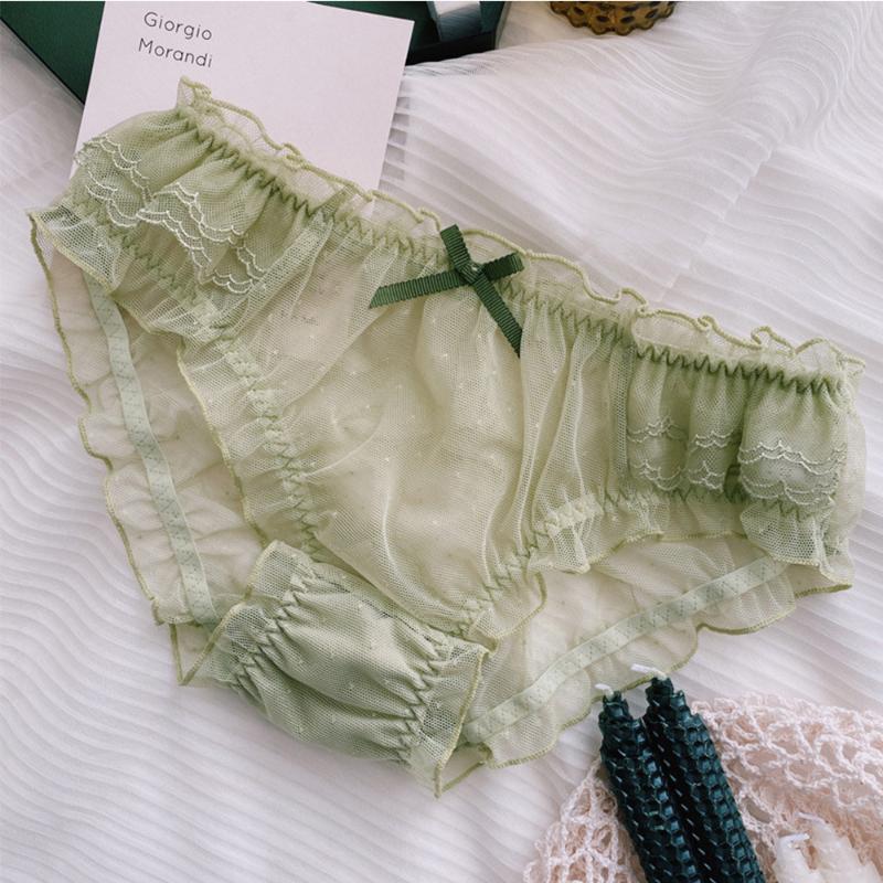 Sexy Woman Panties Hollow Lace Girls Underpants Bow Ruffles Seamless Thong Sweet Transparent Underwear Mid-waist Breifs, Black;pink
Sexy Woman Panties Hollow Lace Girls Underpants Bow Ruffles Seamless Thong Sweet Transparent Underwear Mid-waist Breifs, Black;pink