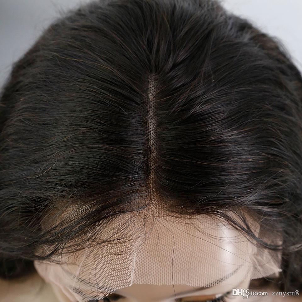 Malaysian Body Wave HD Transparent Lace Frontal Wigs Human Hair Wigs For Black Women 13X6 Lace Front Wig Pre Plucked Remy Hair6254
