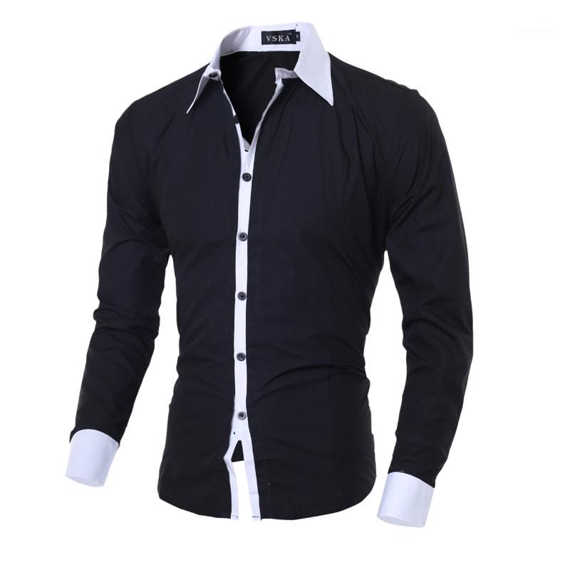 Breasted Tops Mens Designer Patchwork Shirts Turn Down Collar Casual Tees Long Sleeve Slim Mens Single, Blue
Breasted Tops Mens Designer Patchwork Shirts Turn Down Collar Casual Tees Long Sleeve Slim Mens Single, Blue