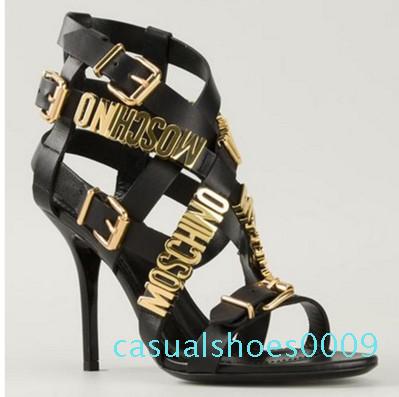 Hot Gold Letter Cut out Sexy Gladiators Women Stiletto Heel Peep toe Summer Sandals Evening Party Pumps Feminino High Qulity c09, Black
Hot Gold Letter Cut out Sexy Gladiators Women Stiletto Heel Peep toe Summer Sandals Evening Party Pumps Feminino High Qulity c09, Black