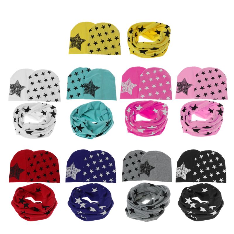KLV 3Pcs/set 2 Winter Baby Caps + 1 Scarf Fashion Beanie Stars Printing Infant Hat Children Collar Scarf for 7 months - 3 years, White
KLV 3Pcs/set 2 Winter Baby Caps + 1 Scarf Fashion Beanie Stars Printing Infant Hat Children Collar Scarf for 7 months - 3 years, White