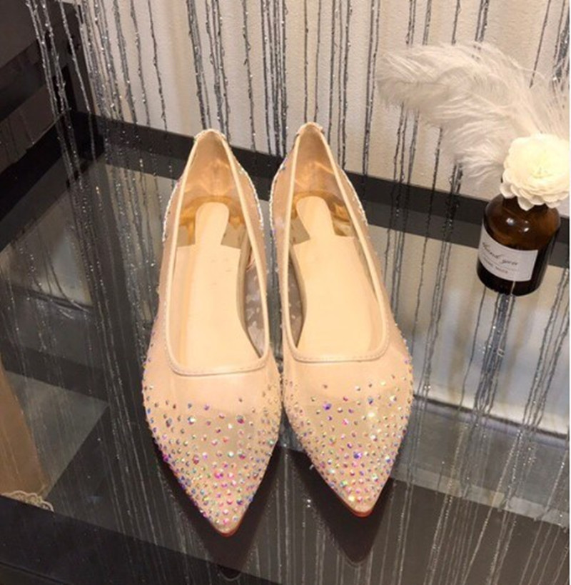 Flat Heel Brand sexy lace diamond female fine gauze high-heeled shoes with pointed shoes lighter crystal wedding shoes 10cm, Black
Flat Heel Brand sexy lace diamond female fine gauze high-heeled shoes with pointed shoes lighter crystal wedding shoes 10cm, Black