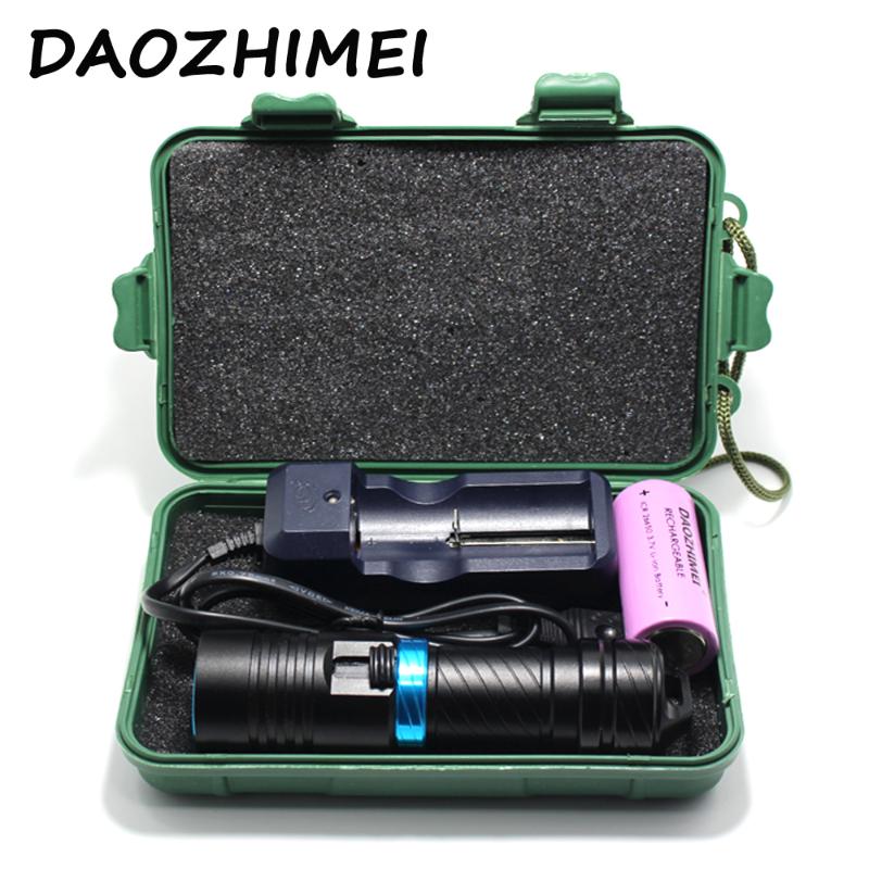 Diving 100m XM-L2 26650 Underwater led light magnetic switch waterproof Flash light torch by 18650 or 26650
Diving 100m XM-L2 26650 Underwater led light magnetic switch waterproof Flash light torch by 18650 or 26650