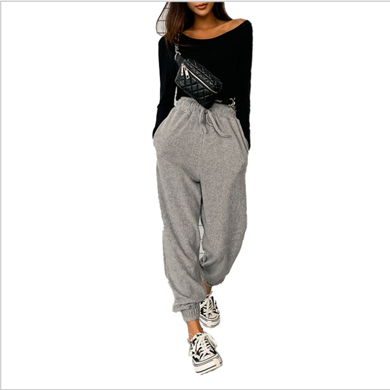 New autumn winter Terry sports pants yoga fintess workout gym trainning trousers, Black
New autumn winter Terry sports pants yoga fintess workout gym trainning trousers, Black