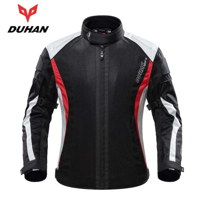 DUHAN Summer Motorcycle Jacket Mesh Breathable Jacket Moto Protective Gear Racing Reflective Oxford Clothing With 5pcs pads
DUHAN Summer Motorcycle Jacket Mesh Breathable Jacket Moto Protective Gear Racing Reflective Oxford Clothing With 5pcs pads