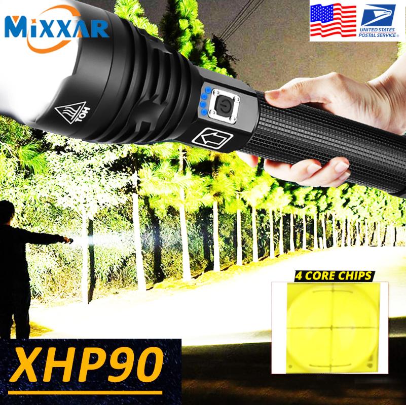 EZK20 Dropshipping XHP90 LED Zoom USB Rechargeable Power Display Powerful Torch 18650 26650 Handheld Light
EZK20 Dropshipping XHP90 LED Zoom USB Rechargeable Power Display Powerful Torch 18650 26650 Handheld Light
