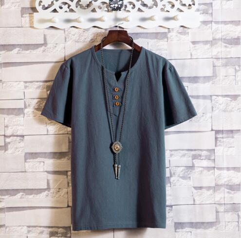Summer fashion men's shirt Japanese linen thin shirt size 4XL 5XL men's short-sleeved T-shirt round neck comfort, Black
Summer fashion men's shirt Japanese linen thin shirt size 4XL 5XL men's short-sleeved T-shirt round neck comfort, Black