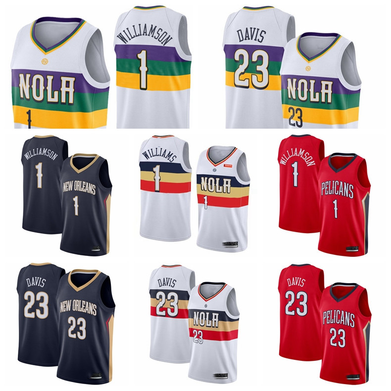 Zion1 Williamson Anthony 3 Davis New Orleans Pelicans Men Swingman Basketball Jersey Icon Edition
Zion1 Williamson Anthony 3 Davis New Orleans Pelicans Men Swingman Basketball Jersey Icon Edition