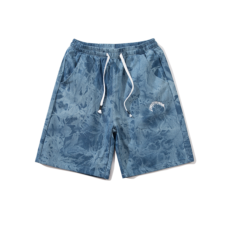 Harajuku Tie Dye Washed Jeans Shorts Drawstring Loose Casual Summer Deinm Shorts Streetwear Ripped Jean Men and Women, Black
Harajuku Tie Dye Washed Jeans Shorts Drawstring Loose Casual Summer Deinm Shorts Streetwear Ripped Jean Men and Women, Black