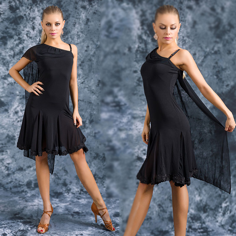 2020 Mesh Latin Dance Dress Women Inclined Shoulder Salsa Stage Performance Dance Wear Sexy Latina Practice Costume Lady JL1067, Black
2020 Mesh Latin Dance Dress Women Inclined Shoulder Salsa Stage Performance Dance Wear Sexy Latina Practice Costume Lady JL1067, Black