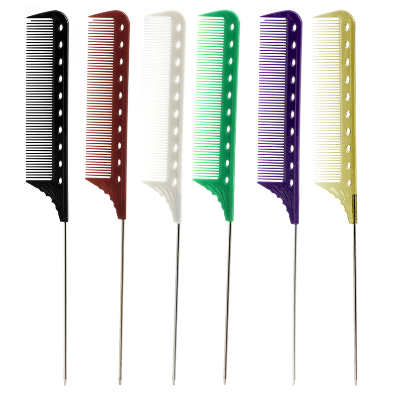 Hair Tail Comb With Stainless Steel Hair Styling Barber Hairdressing Comb Anti Static Salon In 6 Colors
Hair Tail Comb With Stainless Steel Hair Styling Barber Hairdressing Comb Anti Static Salon In 6 Colors