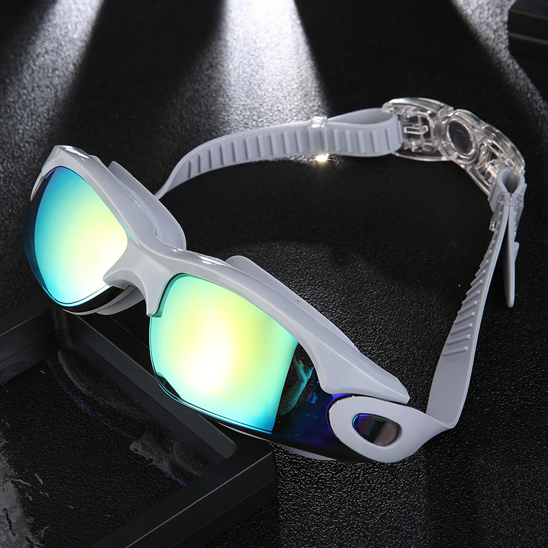 Swimming goggles large frame silica gel waterproof antifog electroplate Adult goggles YJY-1400#
Swimming goggles large frame silica gel waterproof antifog electroplate Adult goggles YJY-1400#