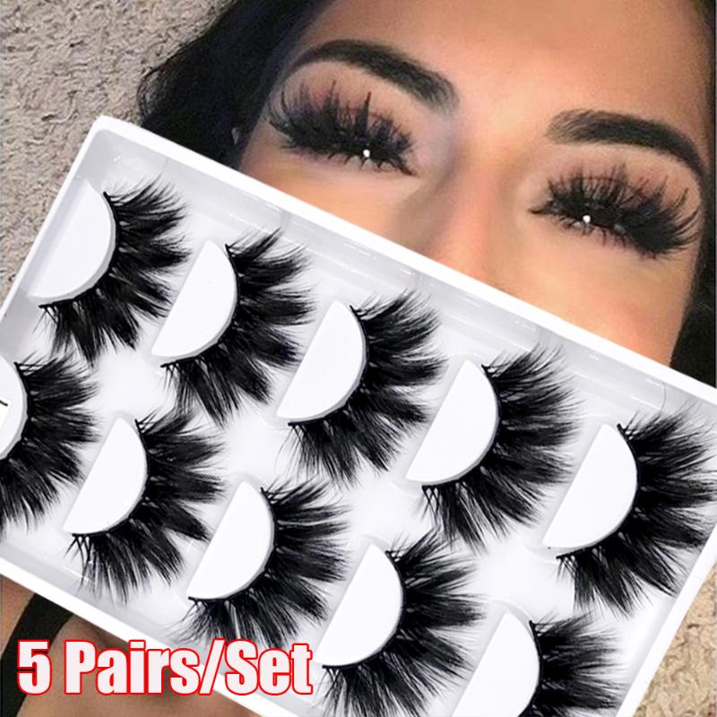5 Pairs 4D Faux Mink False Eyelashes Wispies Criss-cross Fluffy Lash Natural Long Eye Makeup Tools Handmade Cruelty-free
5 Pairs 4D Faux Mink False Eyelashes Wispies Criss-cross Fluffy Lash Natural Long Eye Makeup Tools Handmade Cruelty-free
