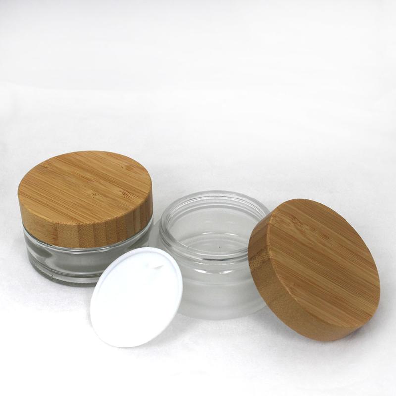 100g Transparent Glass Frosted Bamboo Cover Wood Grain Cap Cream Cream Jar Cosmetic Face Mask Packaging Container
100g Transparent Glass Frosted Bamboo Cover Wood Grain Cap Cream Cream Jar Cosmetic Face Mask Packaging Container