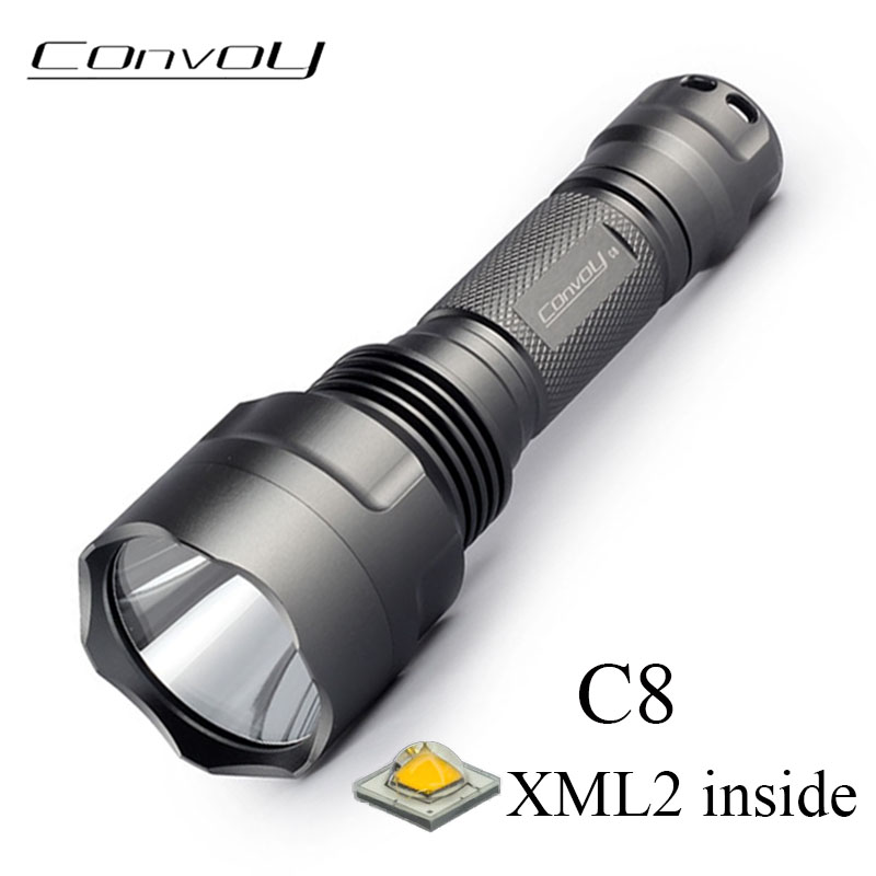 

Convoy C8 Cree XM-L2 T6 U2 LED Lanterna Flash Light Tactical Torch Camp Lamp Work Light Camping Bike Lantern