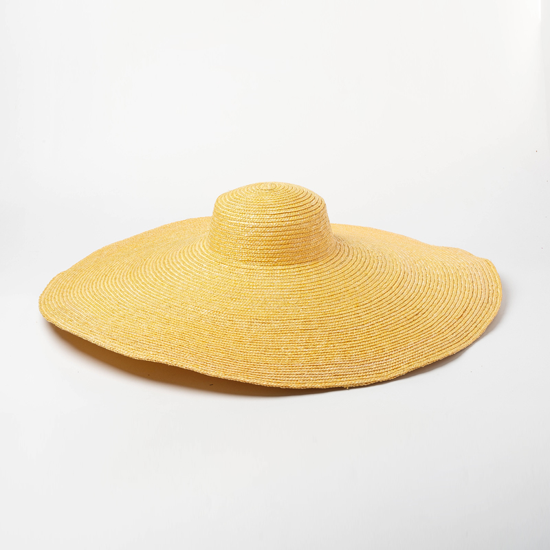 New Summer Oversize Beach Hats For Women 25CM Brim Large Straw Hat Sun Protection Fashion Party Travel Hat Dropshipping Y200716