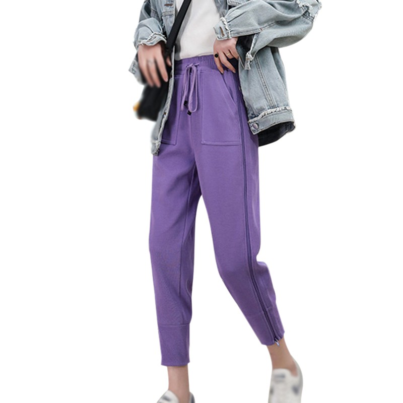 Women Korean Style Casual Sports Pants Summer Loose Sweatpants Comfortable High Waist Trousers Woman Pants Fast Drop Shipping, Purple
Women Korean Style Casual Sports Pants Summer Loose Sweatpants Comfortable High Waist Trousers Woman Pants Fast Drop Shipping, Purple