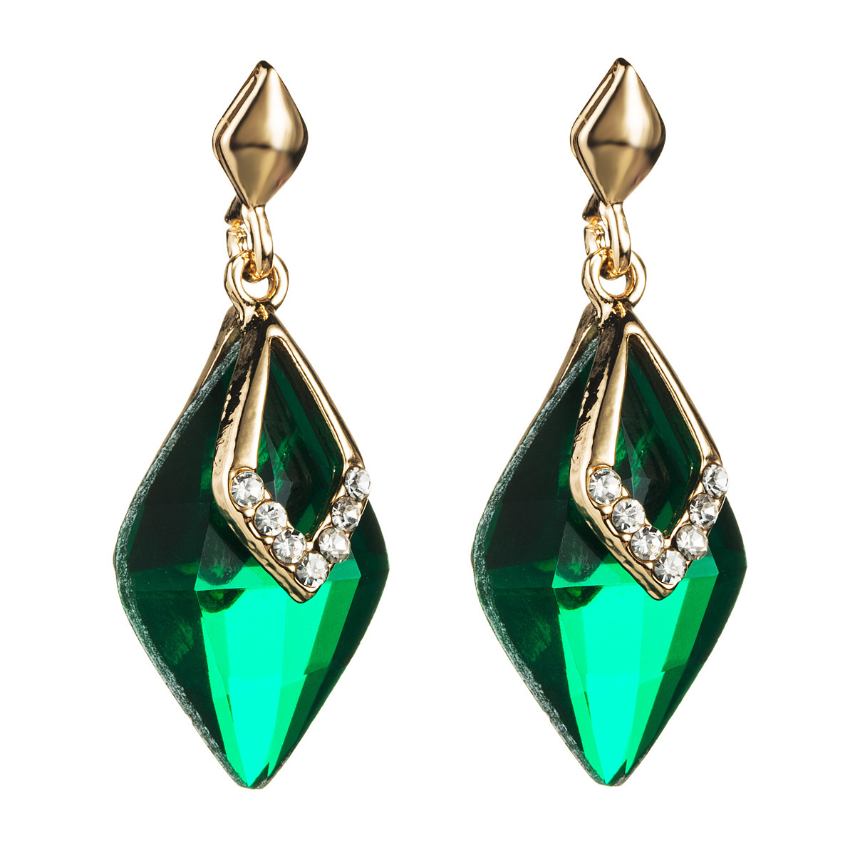 Creative diamond crystal inlaid rhinestone S925 silver needle earrings fashionable women's fashionable simple internet red earrings
Creative diamond crystal inlaid rhinestone S925 silver needle earrings fashionable women's fashionable simple internet red earrings