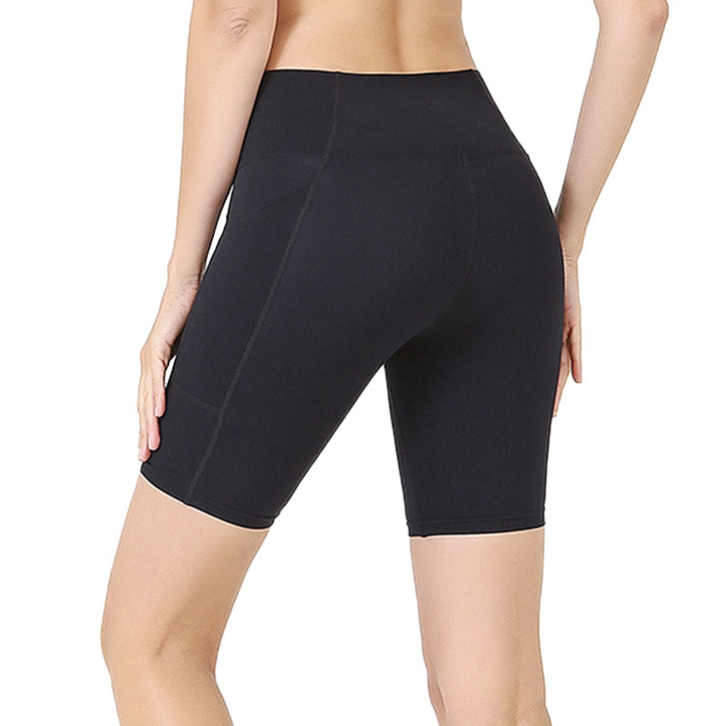 Summer Ladies Yoga Shorts Double Side Pockets Sports Tights Seamless Fitness Shorts Black Code
Summer Ladies Yoga Shorts Double Side Pockets Sports Tights Seamless Fitness Shorts Black Code