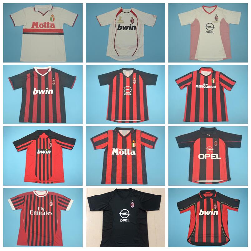 1988 1989 1990 1991 1992 1993 AC Soccer Milan Retro Jersey KAKA MALDINI GULLIT INZAGHI PIRLO RONALDO VAN BASTEN BAGGIO Football Shirt Kits, White
1988 1989 1990 1991 1992 1993 AC Soccer Milan Retro Jersey KAKA MALDINI GULLIT INZAGHI PIRLO RONALDO VAN BASTEN BAGGIO Football Shirt Kits, White